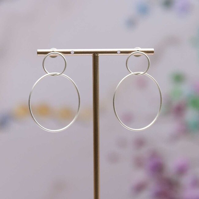 Flo Jewelry Oorring Charlotta Silver