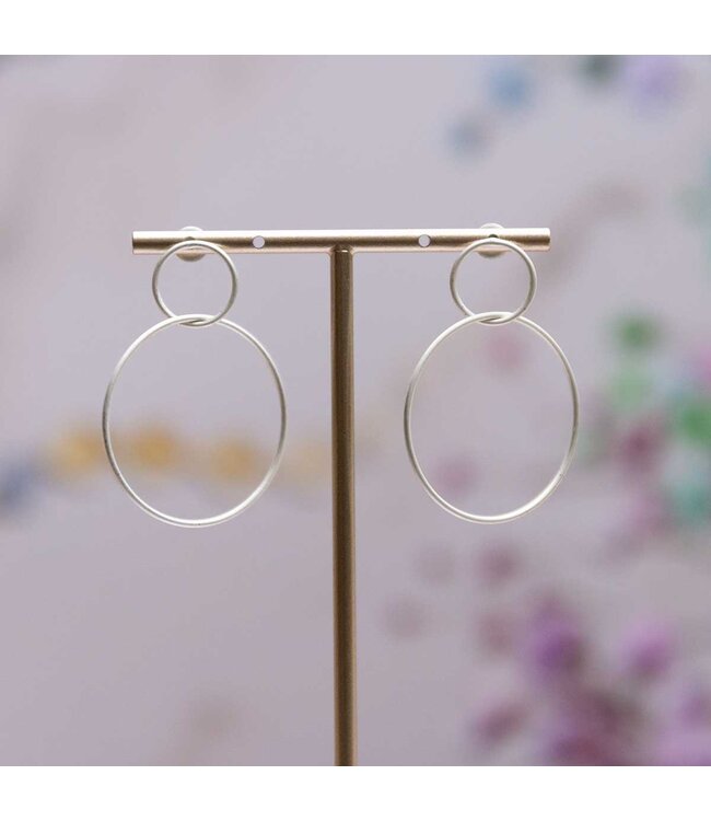 Flo Jewelry Oorring Charlotta Silver