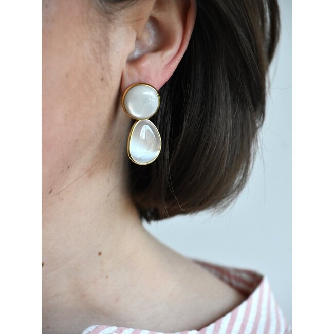 Maison Cachet Oorring Epure Blanc