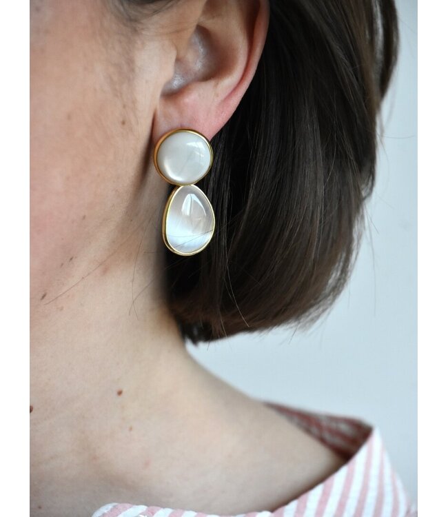 Maison Cachet Oorring Epure Blanc