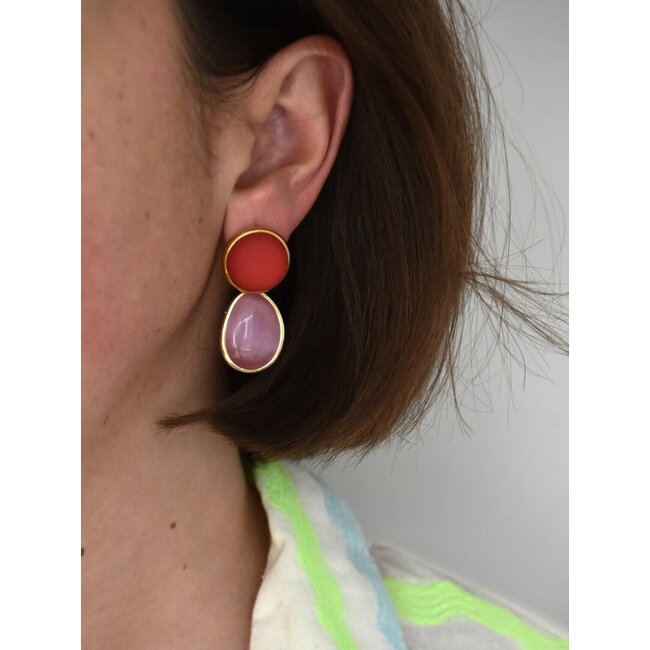 Maison Cachet Oorring Epure Fuchsia Flash