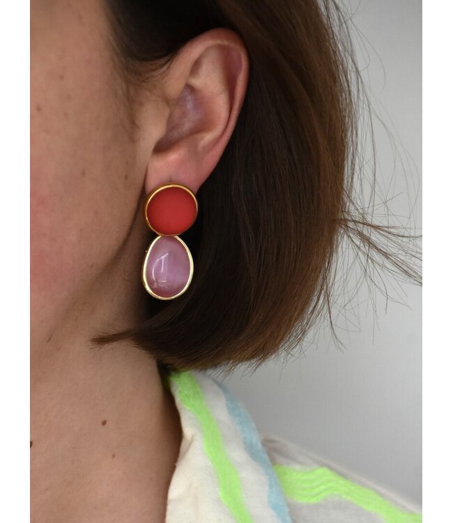 Maison Cachet Oorring Epure Fuchsia Flash