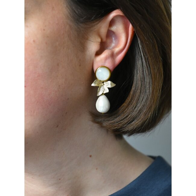 Maison Cachet Oorring Pétale Nacré