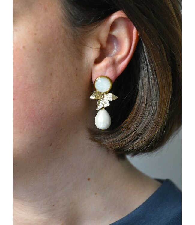 Maison Cachet Oorring Pétale Nacré