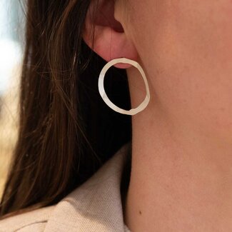 Flo Jewelry Oorring Annelien Silver