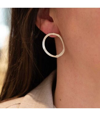 Flo Jewelry Oorring Annelien Silver