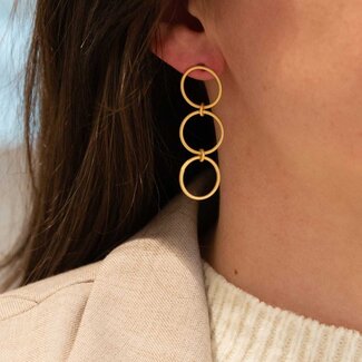 Flo Jewelry Oorring Alley Gold