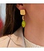 Flo Jewelry Oorring Annika Gold/Green
