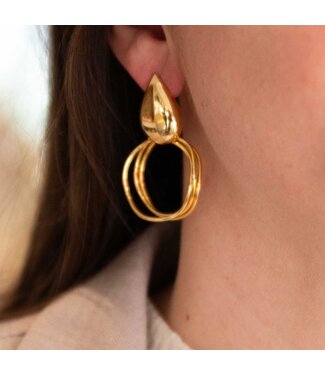Flo Jewelry Oorring Amanda Gold