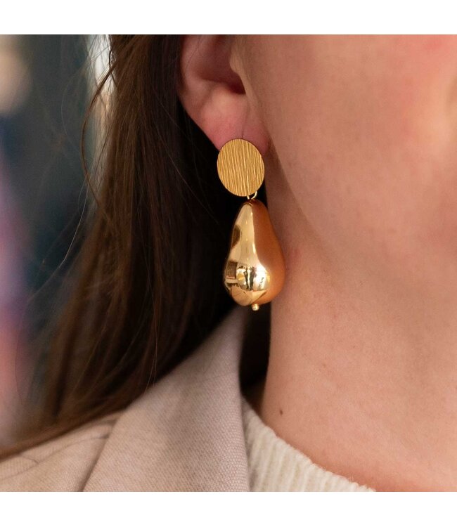 Flo Jewelry Oorring Amana Gold