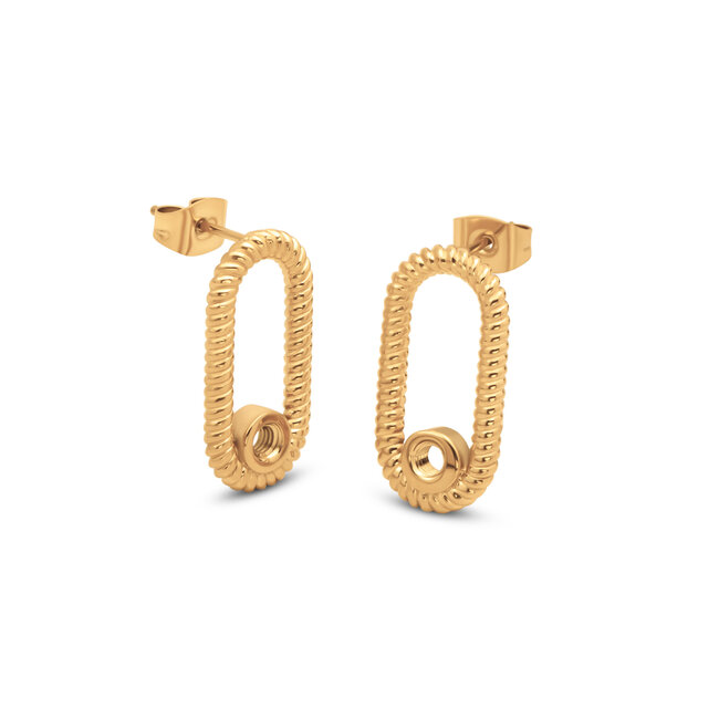 MelanO Twisted Tosca earring