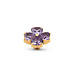 MelanO Twisted Heart Clover Lavender