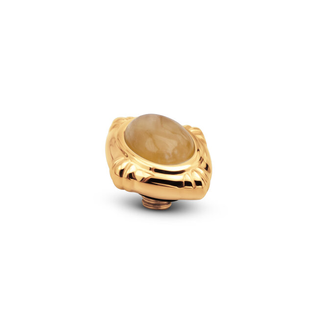 MelanO Twisted Victorian gem Yellow Calcite
