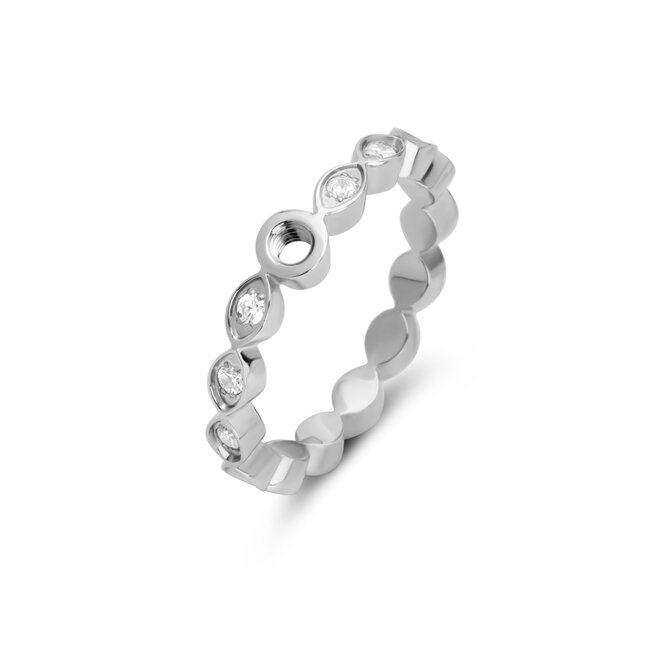MelanO Twisted Tate cz ring