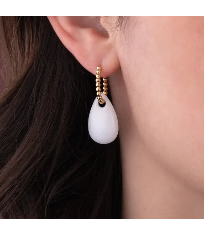 MelanO Kosmic Gem Drop White Jade