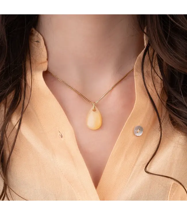 MelanO Kosmic Gem droplet White jade