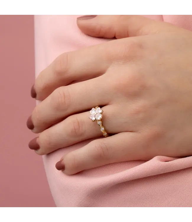 MelanO Twisted Tate cz ring