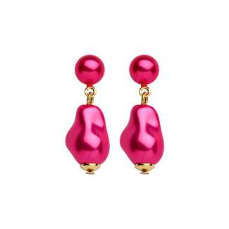 Les Cordes Oorring Dadelief Fuchsia