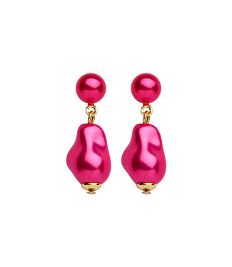 Les Cordes Oorring Dadelief Fuchsia
