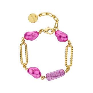 Les Cordes Les Cordes - Armband Fuchsia