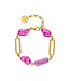 Les Cordes Armband Dadelief Fuchsia