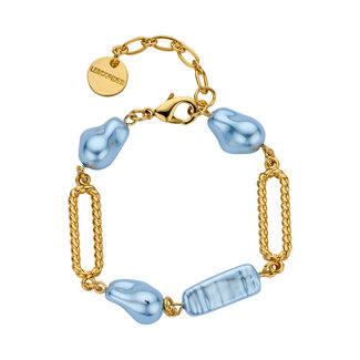 Les Cordes Armband Dadelief  Lichtblauw