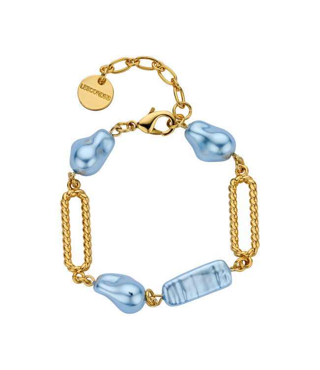 Les Cordes Armband Dadelief  Lichtblauw