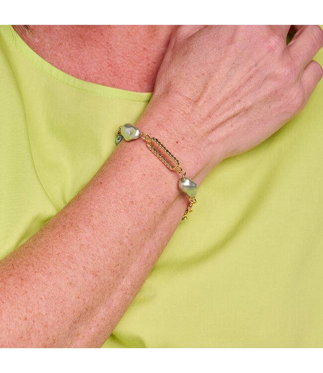 Les Cordes Les Cordes - Armband Groen