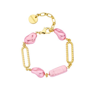 Les Cordes Armband Dadelief Lichtroze