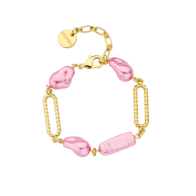 Les Cordes Armband Dadelief Lichtroze