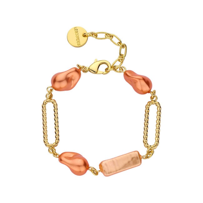 Les Cordes Les Cordes - Armband Dadelief Oranje