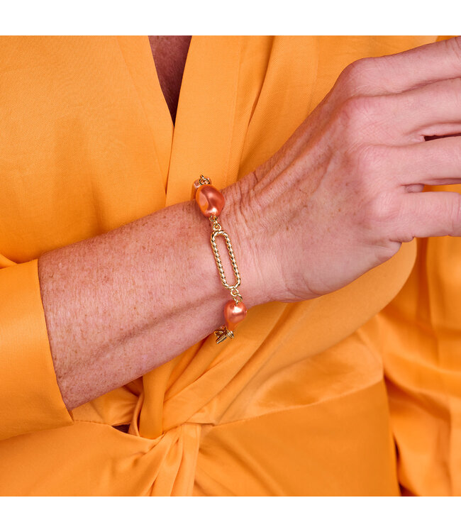 Les Cordes Les Cordes - Armband Oranje