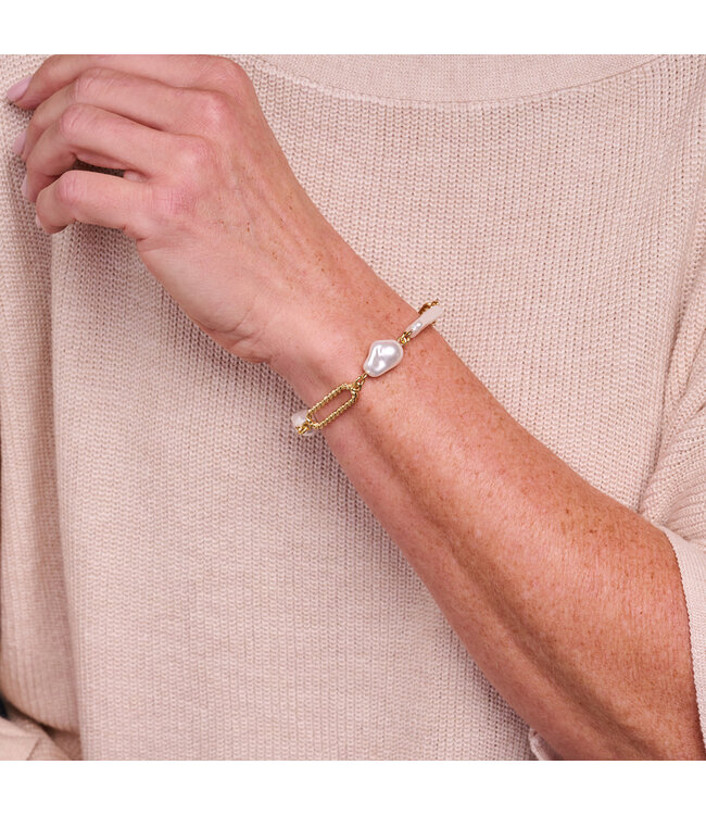 Les Cordes Armband Dadelief Wit