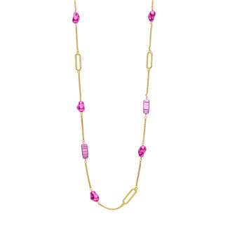 Les Cordes Les Cordes - Halsketting Fuchsia