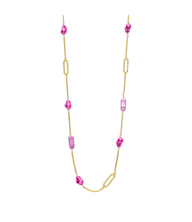 Les Cordes Les Cordes - Halsketting Fuchsia