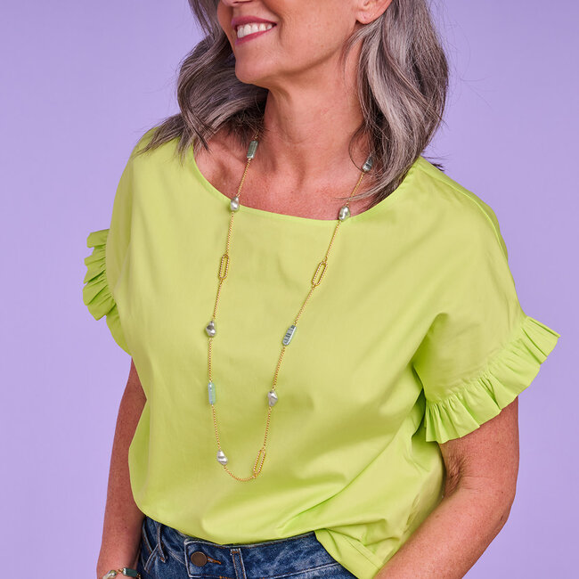 Les Cordes Les Cordes - Halsketting Groen