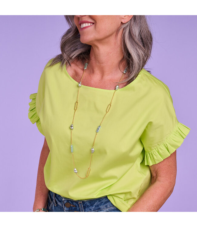 Les Cordes Les Cordes - Halsketting Groen