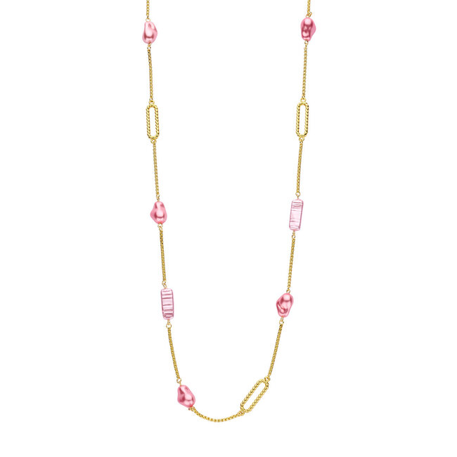 Les Cordes Les Cordes - Halsketting Lichtroze
