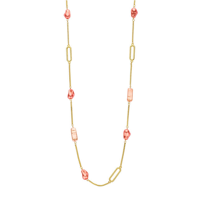 Les Cordes Halsketting Dadelief Oranje