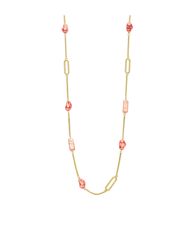 Les Cordes Halsketting Dadelief Oranje