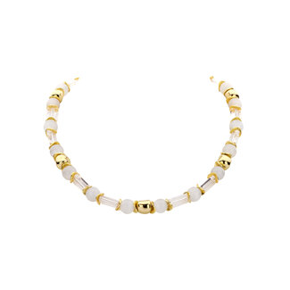 Les Cordes Halsketting Dadu Wit