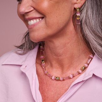 Les Cordes Les Cordes - Halsketting Roze