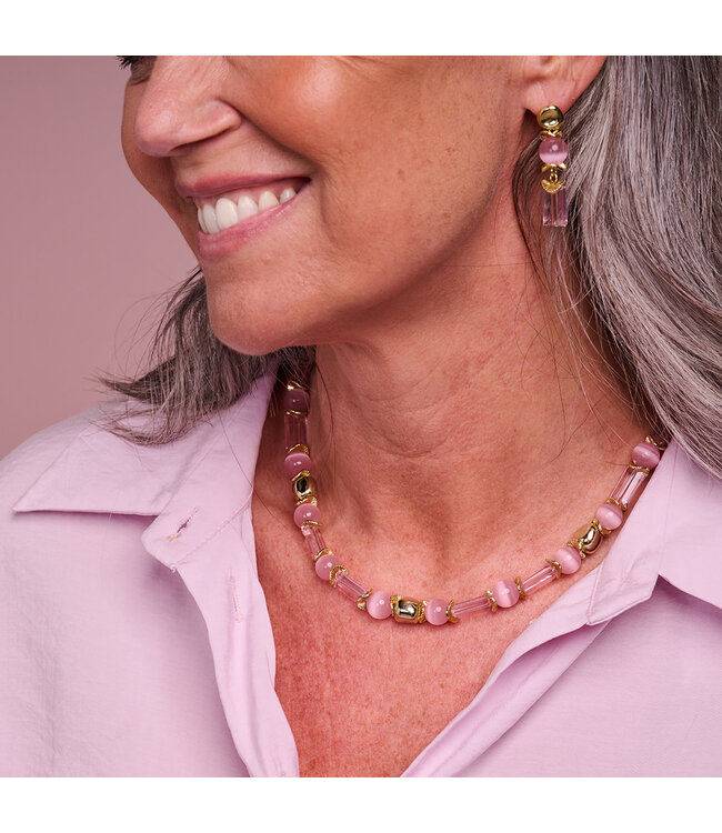 Les Cordes Les Cordes - Halsketting Roze
