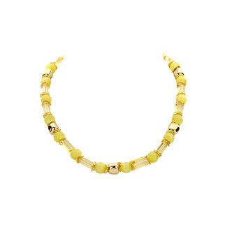 Les Cordes Halsketting Dadu Geel