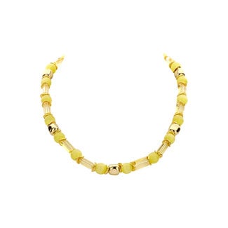 Les Cordes Les Cordes - Halsketting Geel