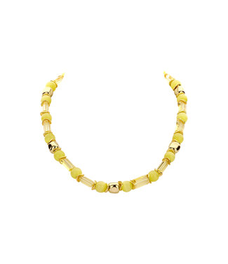 Les Cordes Halsketting Dadu Geel