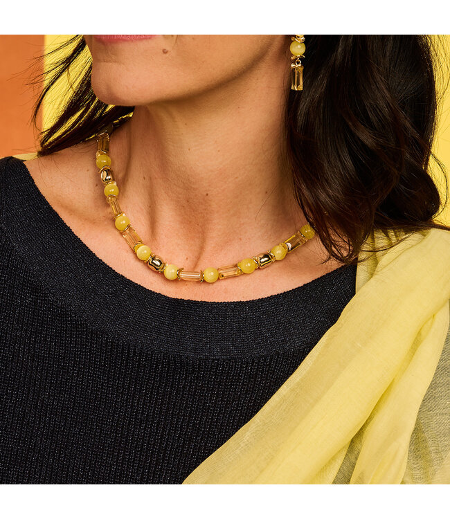 Les Cordes Les Cordes - Halsketting Geel