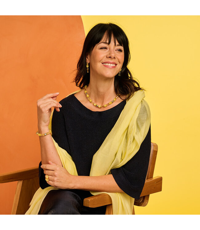 Les Cordes Les Cordes - Halsketting Geel