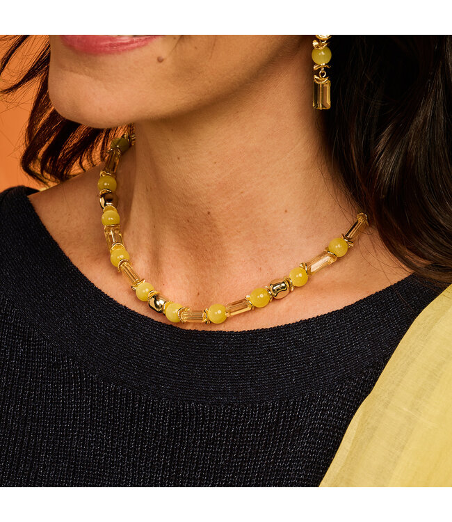 Les Cordes Les Cordes - Halsketting Geel