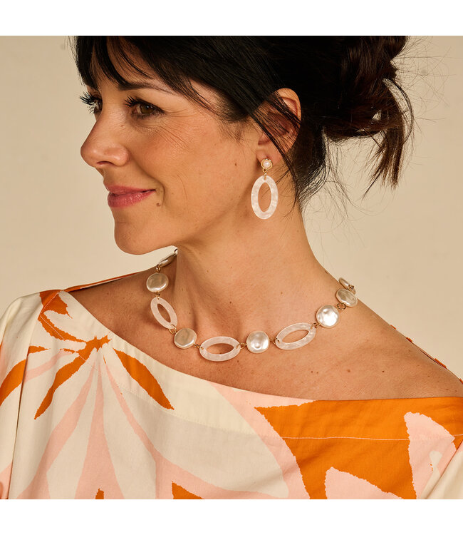 Les Cordes Les Cordes - Halsketting Wit